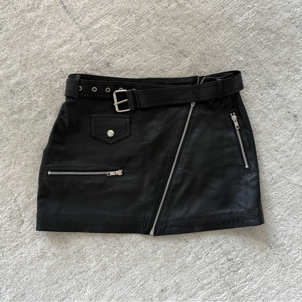Rat & Boa leather Skirt
